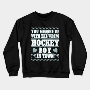 Hockey Street Equipment Hockey Stick Friends Crewneck Sweatshirt